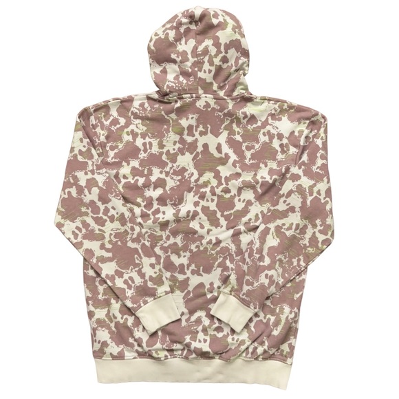 Gymshark Sweatshirt Womens M Oversized Pullover Hoodie Jacket Camo Print Pink - Picture 2 of 4